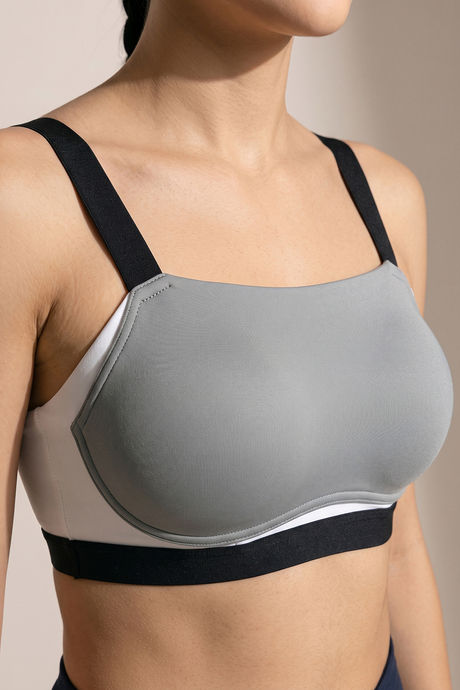 Zelocity High Impact Quick Dry Sports Bra- Wild Dove — image 6
